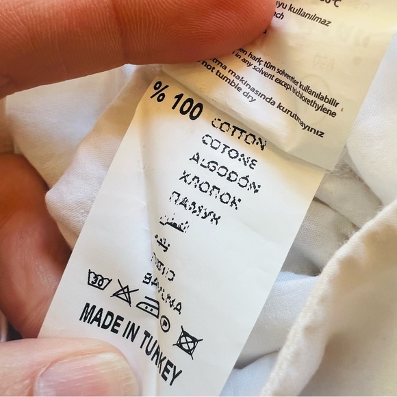 LA PATEAU Wide Leg Floral Eyelet Culottes in White Size 38 - Picture 6 of 9